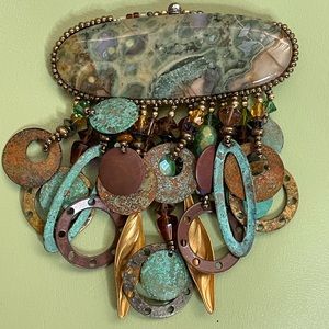 Vintage 1980’s Chipita jewelry pin.